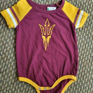 Arizona State Baby Outfit One Piece size 6/9 Months Colosseum Sun Devils New D1